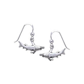 Hammerhead Shark Sterling Silver Earrings TER292 - Earrings